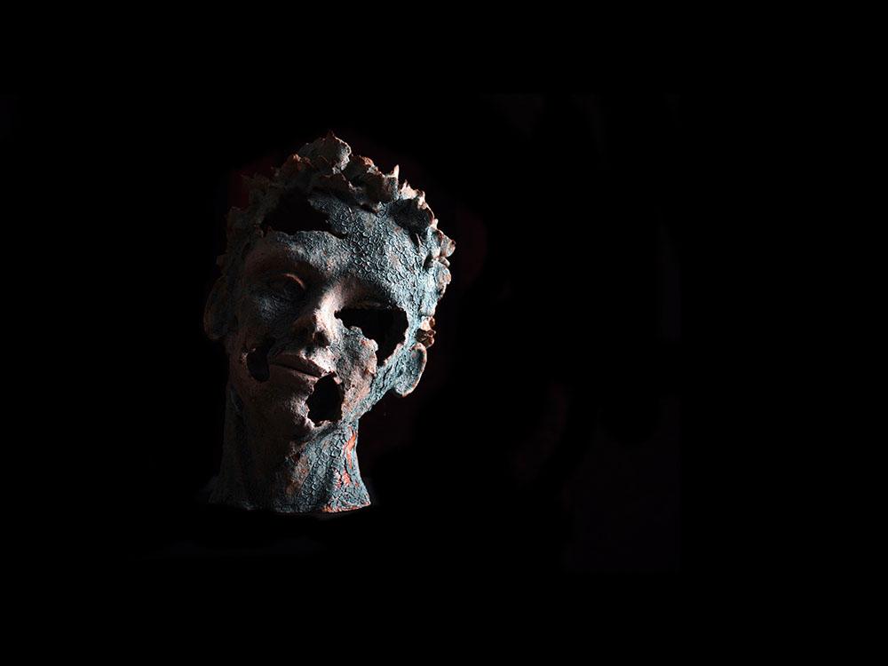 UK based sculptor producing work in clay