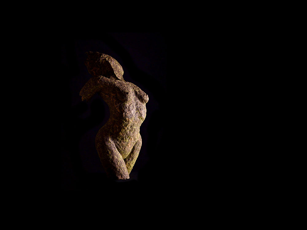 Sculpture of a dancing human form